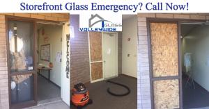 Emergency glass replacements by Valleywide Glass