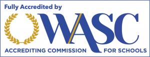 Accrediting Commission for Schools, Western Association of Schools and Colleges logo.