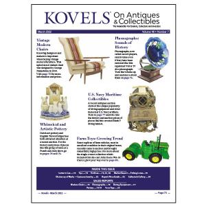 kovels, antiques, collectibles, farm toys, tinworth, dutch pottery, modern furniture, Navy diving