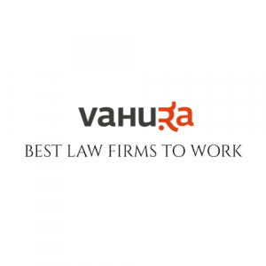 Logo of the Vahura Best Law Firms to Work Survey.