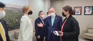 Ban Ki-moon meeting with UAE Climate Change Minister