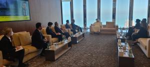 Ban Ki-moon meeting with the UAE Climate Envoy