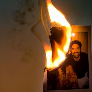Dreebsby Burning Polaroid Artwork Singaporean Musician