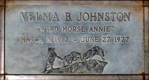 Wild Horse Annie Plaque