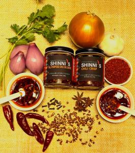 Shinni's All-Purpose Chili Sauce & Shinni's Chili Crisps
