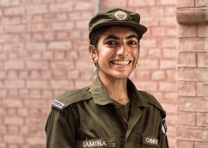 Police Constable Samina Noreen graduated from a TCF school