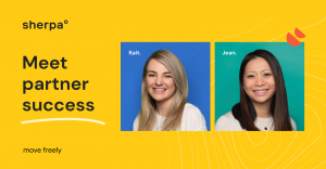 Kait Schneider and Jean Lethuillier of sherpa°