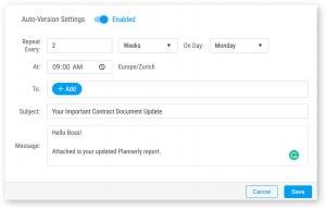 BIM Contract Auto-Versioning