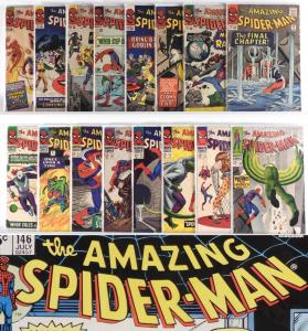 Group of 107 Marvel Comics Spider-Man comic books, #21-#150 ($3,875).