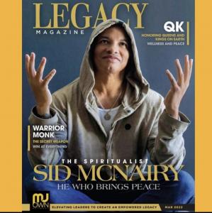 Sid Micnary "The Spirtualist " Cover of Legacy Magazine