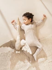 ORGANIC ZIPPER BABY FOOTIE PAJAMAS