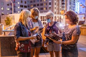 Art Heist participants gather together looking for clues to solve the Boston's largest unsolved mystery.