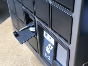 Keycafe SmartBox electronic key locker close up
