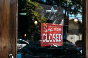 Business closures or loss of revenue due to COVID