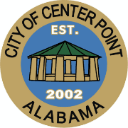Image of logo with a house that says center point alabama
