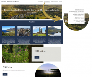 Uncover Britain road trip example