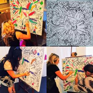 Coloring collaboration at a realtor conference