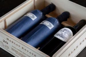 Wine in a wooden box