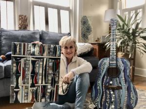 Creating uplifting art in mosaics is a passion for Teri Haddad when not working in her career in media and education.