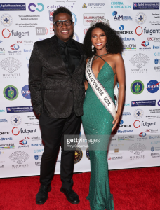 Sabrina Lewis, Miss California USA and Michael Leon Wooley