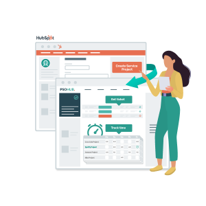 Track time on HubSpot Tickets in PSOhub