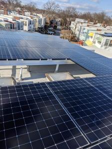 District Energy Flat Roof Installation