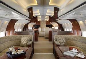 Interior of Boeing 737-200 Advanced VIP offered by Northern Jet on IADA's https://aircraftexchange.com/.