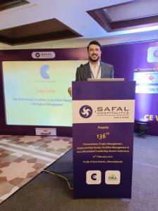 Jatin Joshi, COO at Nirmal Hospital wins the leadership award