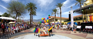Cathedral City LGBT Days Bed Race Panorama