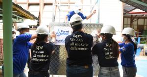 KPS Project Water team at Jose Rizal Elementary School