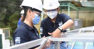 KPS installing the AquaTower at Jose Rizal Elementary School