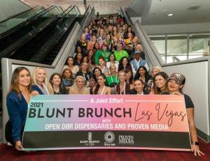 In 2021, Blunt Brunch gathered over 100 influential women for a photoshoot at the 10th Anniversary of MJBizCon, the largest B2B cannabis event in the world. The commemorative shoot was part of a series of Blunt Brunch events held during cannabis week in Las Vegas.