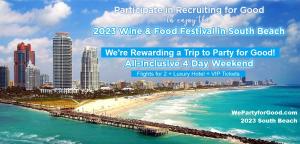 Recruiting for Good Celebrates Megan Sones South Beach Wine Food Festival Review