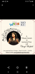 Soprano Cheryl Warfield Presents “An Online Tribute Concert to Leontyne Price.”
