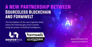 SourceLess Blockchain and Formwelt - a new partnership for the Cognitive Web