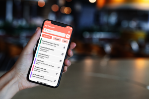 User is using the ticket app PassThru