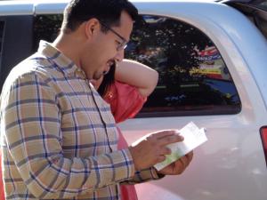 Many immediately began reading the booklet.