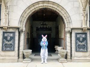 Easter Bunny is making his way around the stores in KC's West Bottoms