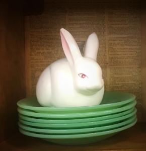 Vintage bunny décor and gifts for the Easter Basket