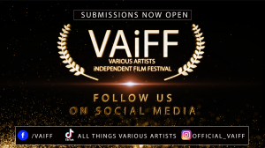 VAiFF logo with social media handles