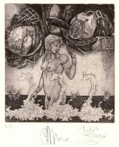 Art print "Leda in Flames" by Ruslan Agirba