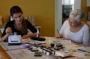Crafters of every age can enjoy the joy of watercoloring.
