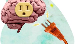 Electricity plugged into the brain