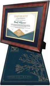 Wooden Diploma Frame by Smart&Proud Launches on Amazon