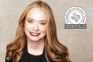 Aimee Pingenot Key with Collaborative Divorce Texas Credentialed Logo