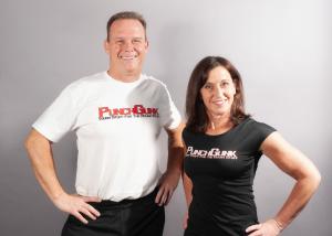 Cameron and Nadene McIntyre, husband and wife team behind Punch Gunk