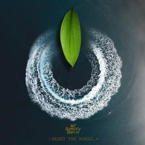 360 Agency Berlin_Restart The advertising world_ Manifesto Illustration of a wave that shape a restart button