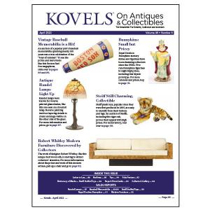 kovels, antiques, collectibles, baseball memorabilia, Robert Whitley, Bunnykins, Steiff, Fenton, Handel lamps