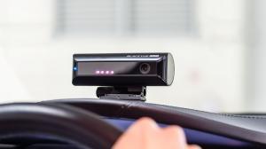 BlackVue DMC200 Driver Monitoring Camera Mounted on Dashboard