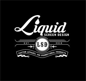 Liquid Screen Design Logo, the company who redefines branding and swagging